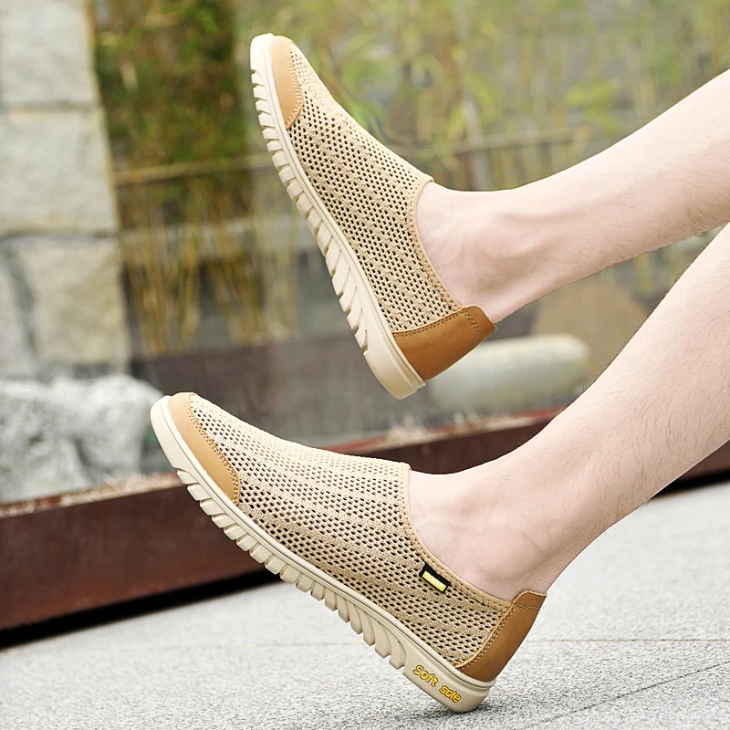 Summer New Fashion Comfortable Breathable Mesh Shoes for Men's Trendy Round Head Anti Slip Soft Sole Mesh Versatile Daily Shoes
Summer New Fashion Comfortable Breathable Mesh Shoes for Men's Trendy Round Head Anti Slip Soft Sole Mesh Versatile Daily Shoes