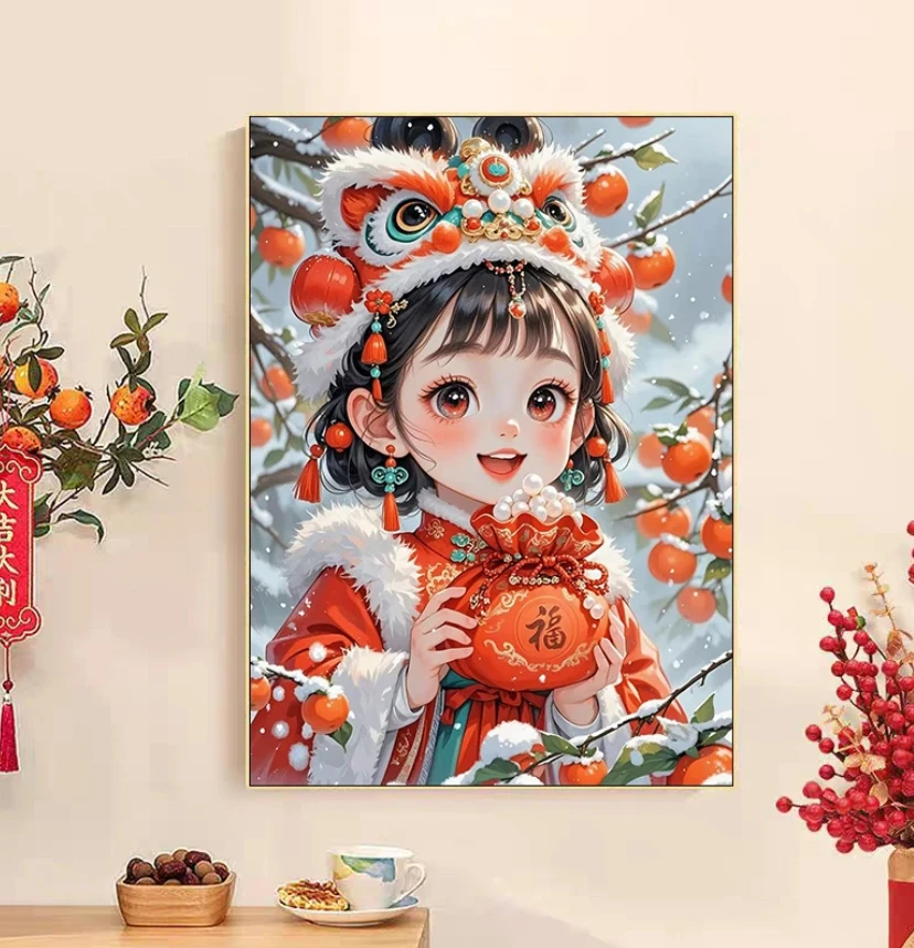 9ct 60x80cm Lucky Girl DIY наборы с принтом в китайском стиле для вышивки крестом, набор для рукоделия, домашний декор, поделки
9ct 60x80cm Lucky Girl DIY наборы с принтом в китайском стиле для вышивки крестом, набор для рукоделия, домашний декор, поделки