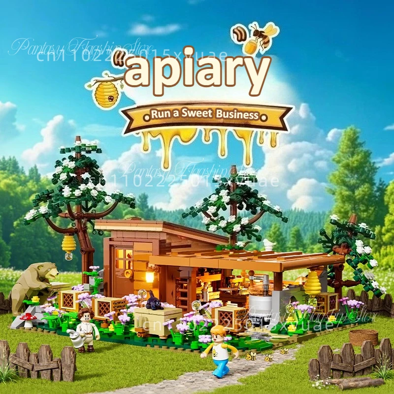 Bee Farm House Building Buildings Sets City Street Assembling Lighting Model Toys Collect Decoration Children's Christmas Gift
Bee Farm House Building Buildings Sets City Street Assembling Lighting Model Toys Collect Decoration Children's Christmas Gift