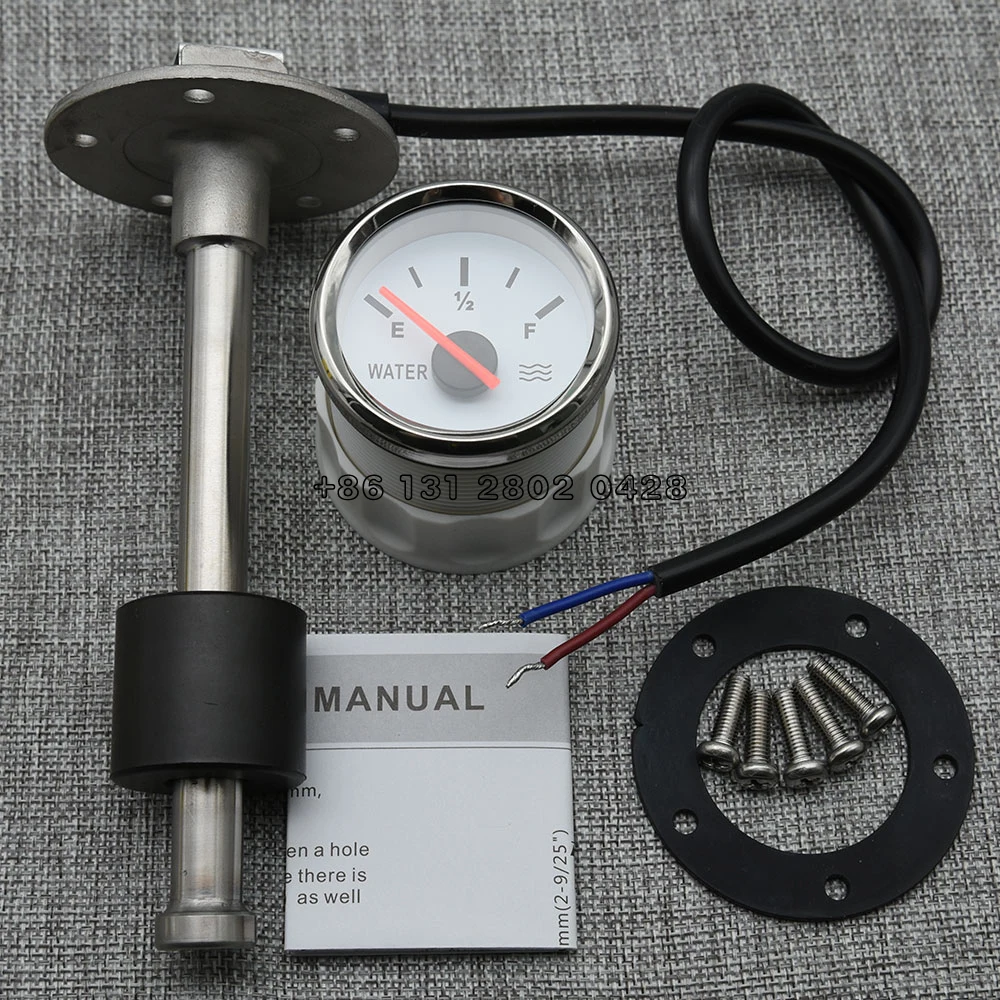 Marine Boat Gauge 52MM Fuel Level Gauge 0-90 Ohm With Red LED Backlight For A3 A5 Liquid Level Sensor 150 200 250-1500mm
Marine Boat Gauge 52MM Fuel Level Gauge 0-90 Ohm With Red LED Backlight For A3 A5 Liquid Level Sensor 150 200 250-1500mm