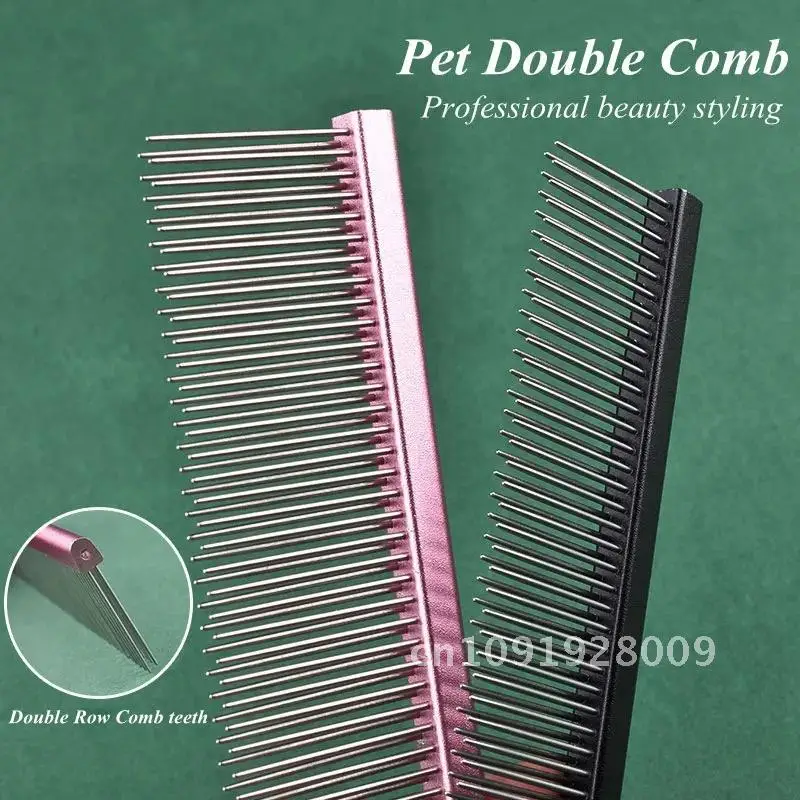 Dog Grooming 2 Cat Comb Groomer Row Stainless Steel Groomer Combs Pets Hairbrush Hair Dog Dog Care Styling Grooming Comb Combs
Dog Grooming 2 Cat Comb Groomer Row Stainless Steel Groomer Combs Pets Hairbrush Hair Dog Dog Care Styling Grooming Comb Combs
