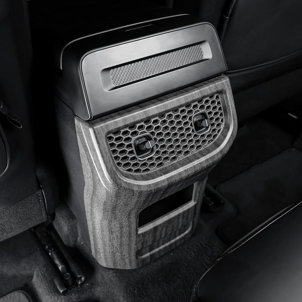 Rear Row Vent Cover For Kia TASMAN 2025 2026 Carbon Fiber Wood Grain ABS Trims Car Accessories LHD/RHD
Rear Row Vent Cover For Kia TASMAN 2025 2026 Carbon Fiber Wood Grain ABS Trims Car Accessories LHD/RHD