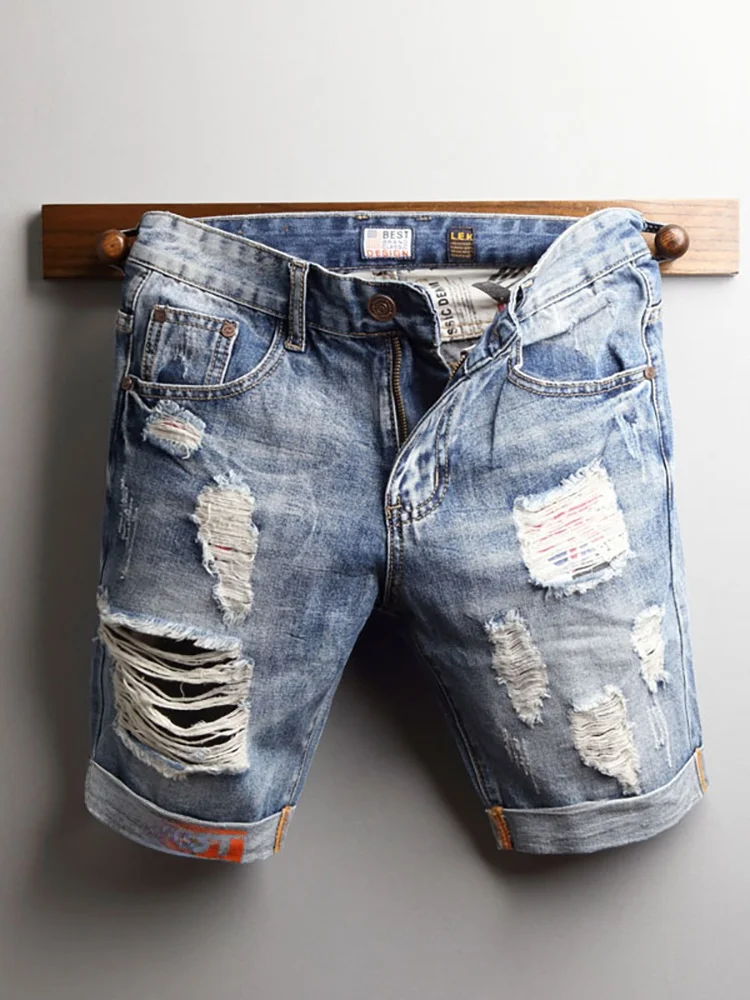 Летние тонкие мужские джинсы-бриджи с рваными элементами, модные, абсолютно новые 2024, средней длины, в корейском стиле, прямые, стильные
Летние тонкие мужские джинсы-бриджи с рваными элементами, модные, абсолютно новые 2024, средней длины, в корейском стиле, прямые, стильные