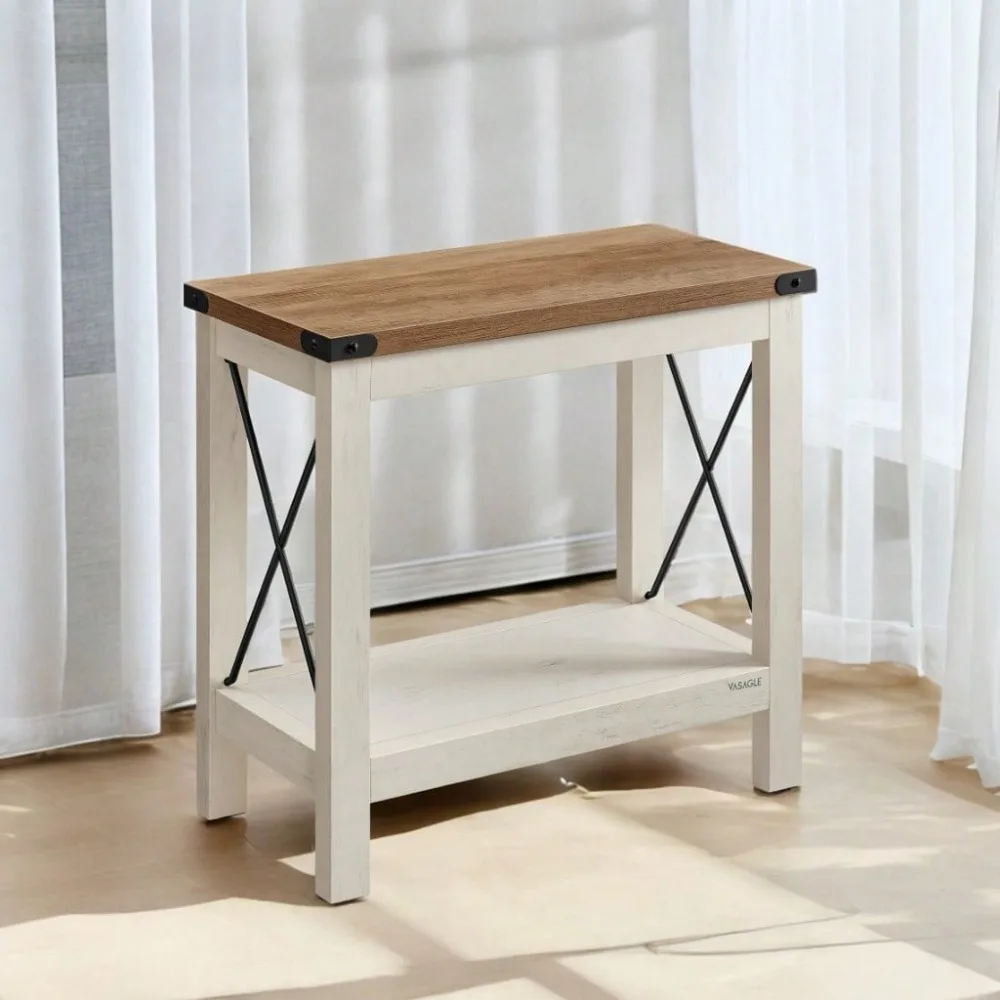 Table, Side Table With Bottom Shelf, Nightstand For Small Spaces, For Living Room, Bedroom, Farmhouse Style
Table, Side Table With Bottom Shelf, Nightstand For Small Spaces, For Living Room, Bedroom, Farmhouse Style