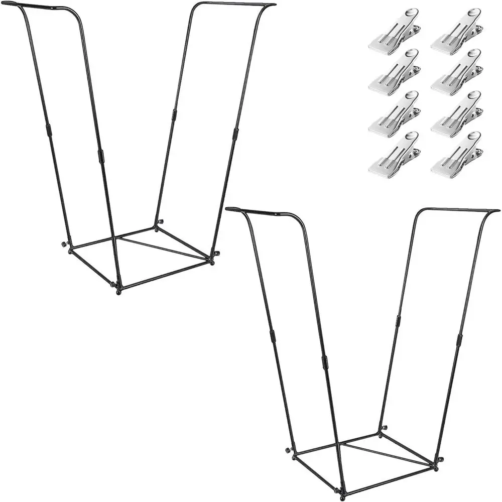 Multi-Purpose Outdoor Trash Bag Stand, Holds 30-45 Gallon Bags, Great for Yard, Camping, Parties (2 Pack)
Multi-Purpose Outdoor Trash Bag Stand, Holds 30-45 Gallon Bags, Great for Yard, Camping, Parties (2 Pack)