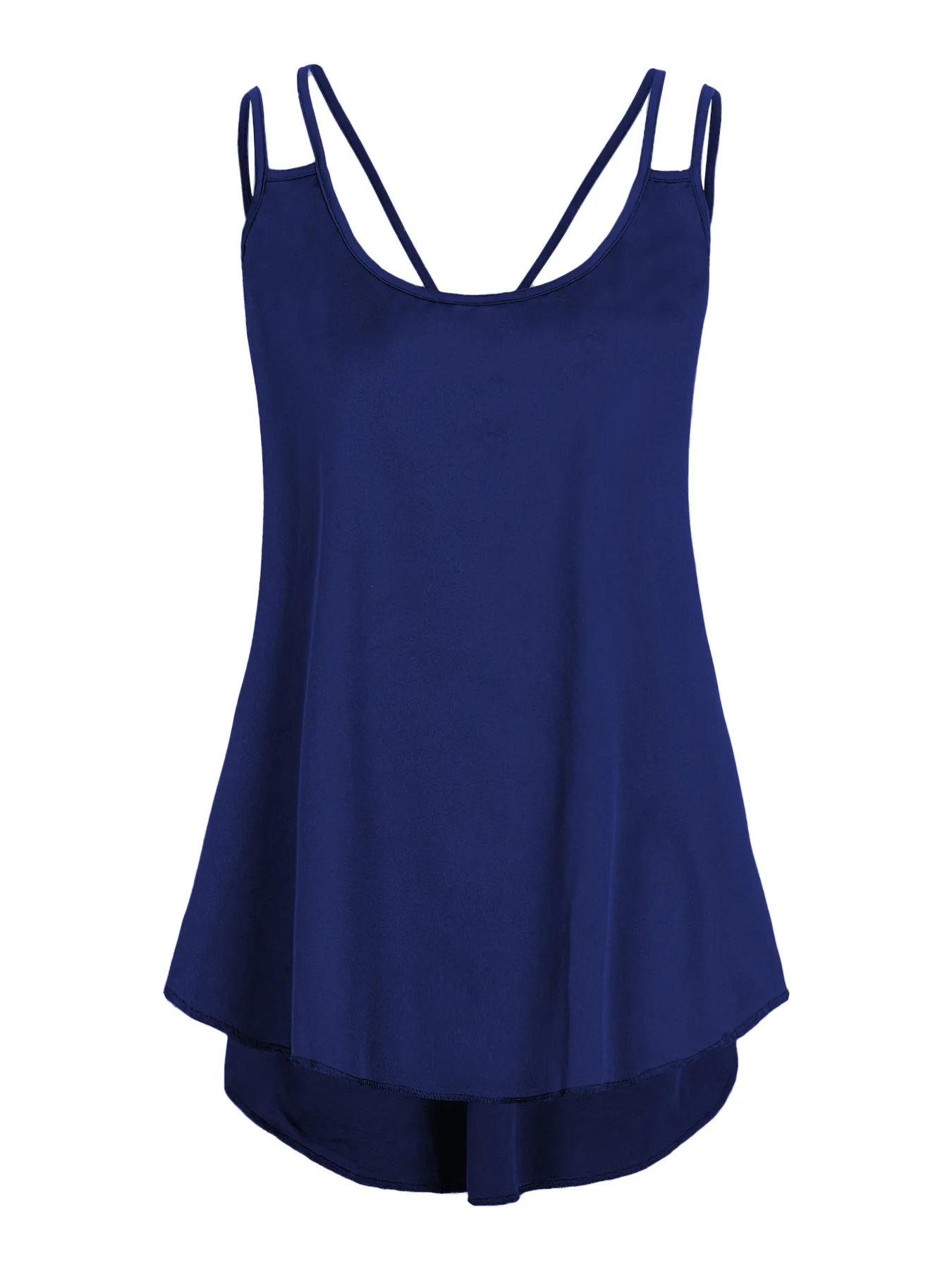 Топ на бретельках больших размеров с двойными бретелями — струящаяся повседневная майка с высоким и низким подолом
Топ на бретельках больших размеров с двойными бретелями — струящаяся повседневная майка с высоким и низким подолом