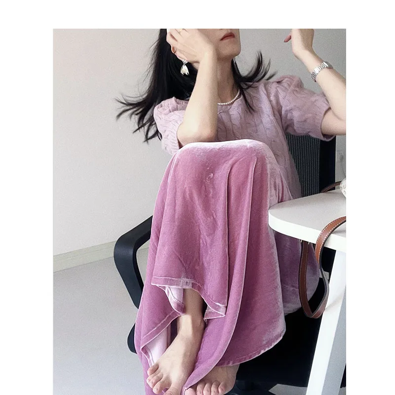 Silk Velvet Svel Long Dr V-Ne Loose Fit Ciwalk Casual Sle Pure Color Bal Straight Tube Gown Women's Dr
Silk Velvet Svel Long Dr V-Ne Loose Fit Ciwalk Casual Sle Pure Color Bal Straight Tube Gown Women's Dr