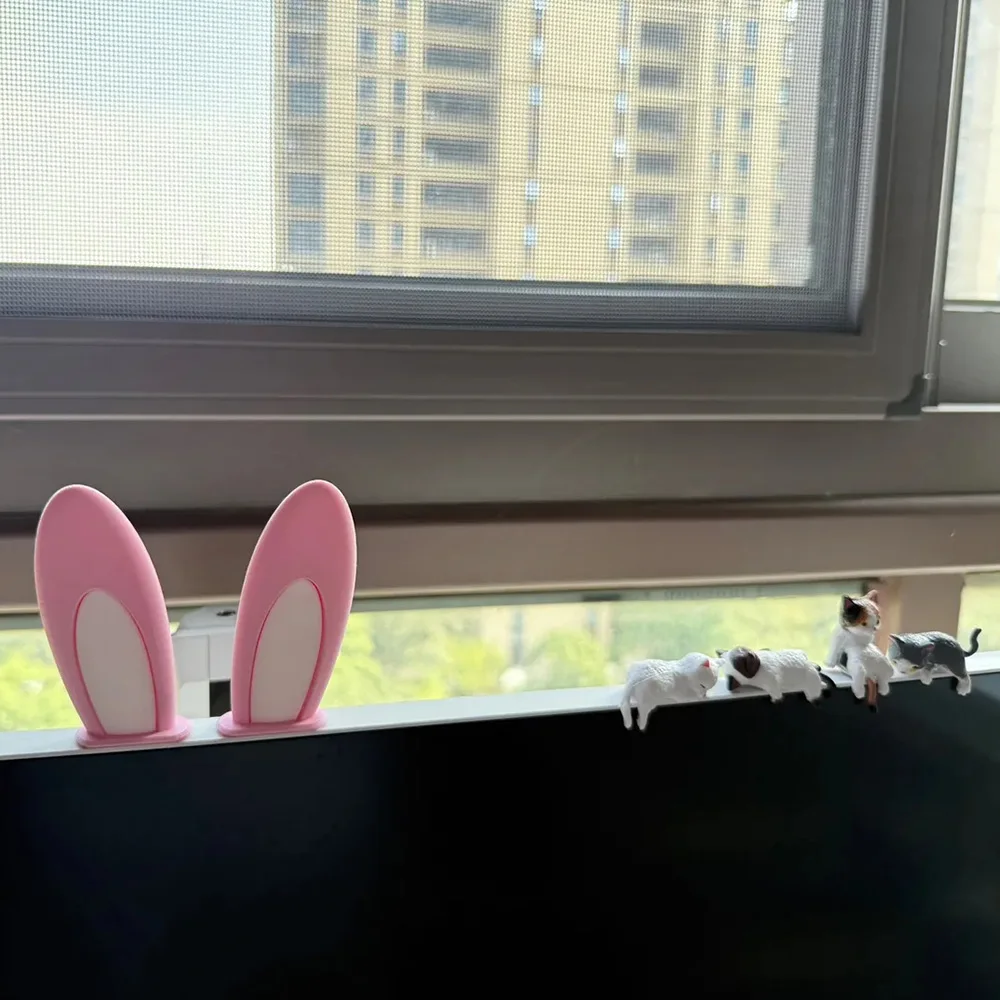 Декор игровой комнаты с милыми кроличьими ушками, розовый и белый персонализированный орнамент, аксессуар для демонстрации настройки киберспорта
Декор игровой комнаты с милыми кроличьими ушками, розовый и белый персонализированный орнамент, аксессуар для демонстрации настройки киберспорта