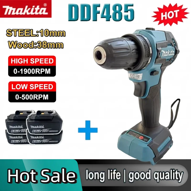 Makita DDF485 10MM LXT Compact Cordless Tool Multi-function Screwdriver Impact Brushless Drive Rechargeable Brushless Drill
Makita DDF485 10MM LXT Compact Cordless Tool Multi-function Screwdriver Impact Brushless Drive Rechargeable Brushless Drill