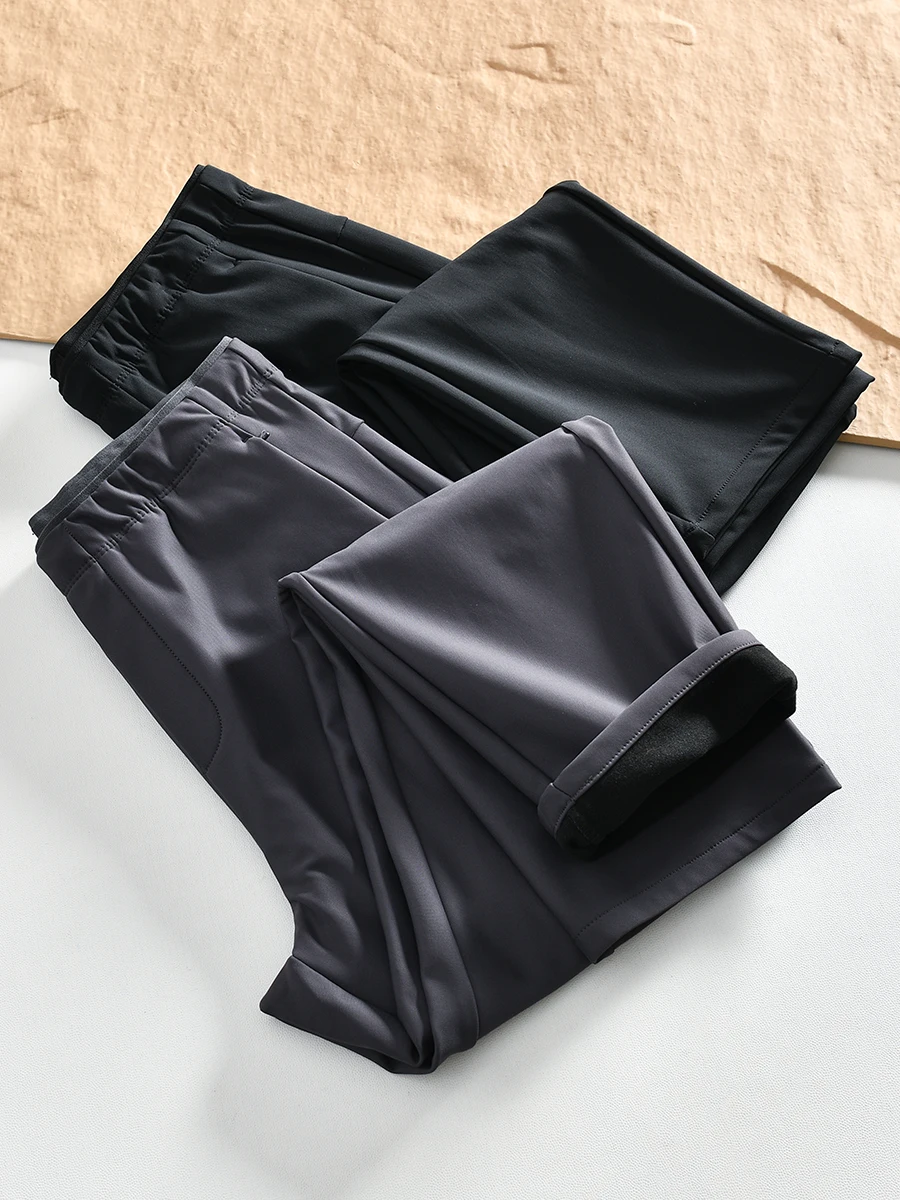 Outdoor Tech Composite Fabric Men's Fleece Lined Thickened Straight Leg Sport Casual Pants Autumn Winter Leisure Fashion
Outdoor Tech Composite Fabric Men's Fleece Lined Thickened Straight Leg Sport Casual Pants Autumn Winter Leisure Fashion