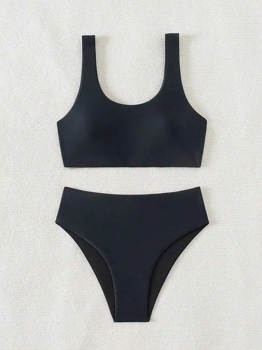 Women Solid Color Bikini Set For Beach Pool Summer
Women Solid Color Bikini Set For Beach Pool Summer