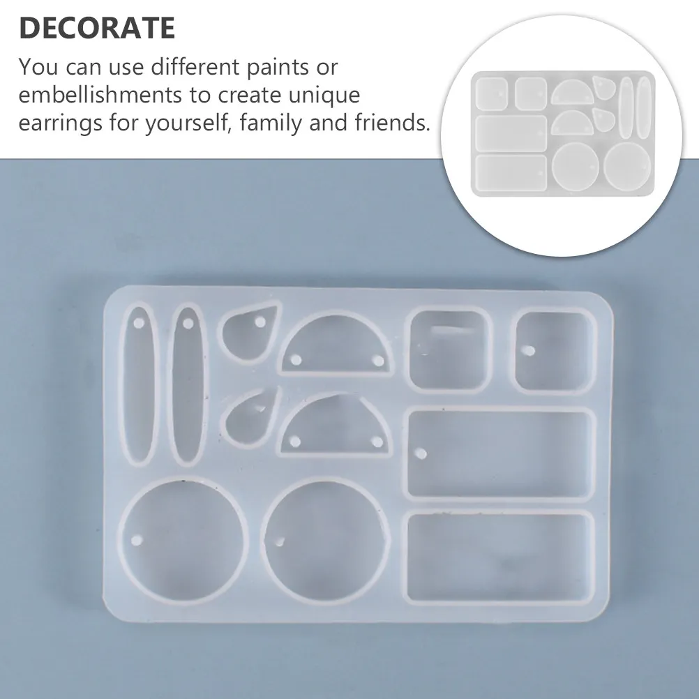 Набор из 2 силиконовых форм для литья серег: DIY-формы для украшений, антипригарные, легко разделяемые и чистящиеся
Набор из 2 силиконовых форм для литья серег: DIY-формы для украшений, антипригарные, легко разделяемые и чистящиеся