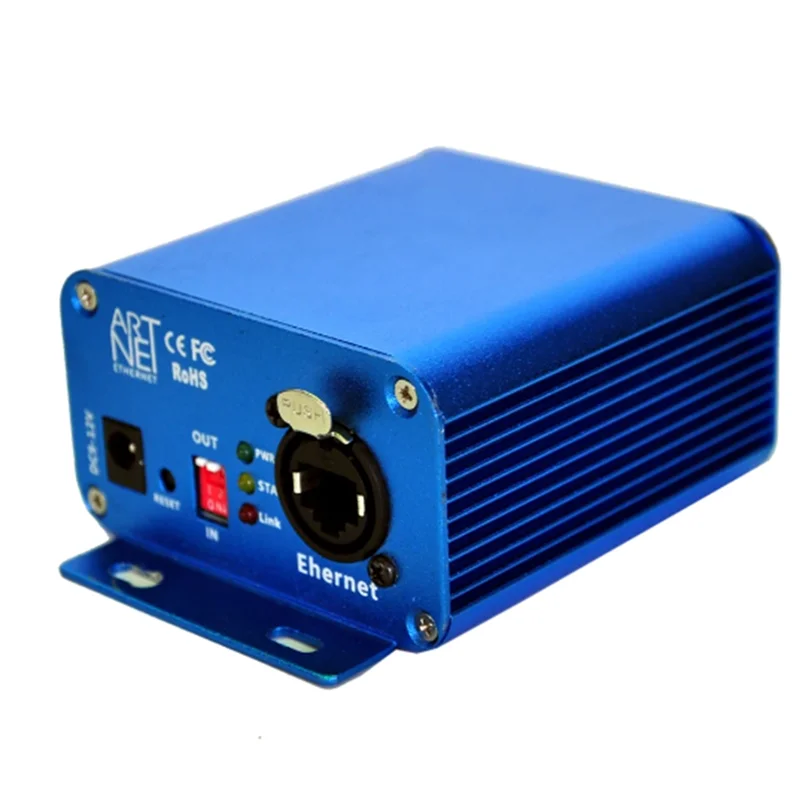 ArtNet 1024 2 Port Bidirectional ArtNet Converter Standard DMX512 Output RJ45 Net Connector Sulite DMX LAN512 EU Plug
ArtNet 1024 2 Port Bidirectional ArtNet Converter Standard DMX512 Output RJ45 Net Connector Sulite DMX LAN512 EU Plug