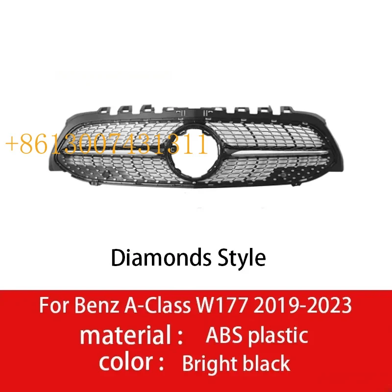FactoryFactory Hot Selling A-Class W177 19-23 A200 A250 A35 Diamonds Style Grille Black GTR Front Bumper Grille accessories
FactoryFactory Hot Selling A-Class W177 19-23 A200 A250 A35 Diamonds Style Grille Black GTR Front Bumper Grille accessories