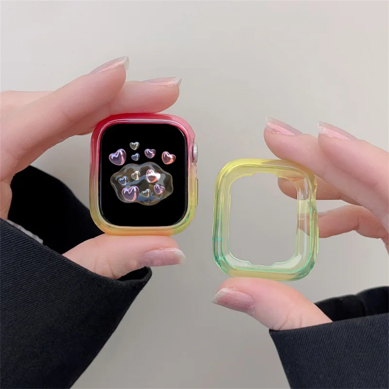 Силиконовая защитная рамка для Apple Watch, прозрачная, с постепенным изменением яркости, для iWatch 8 7 6 5 SE, 49 мм 45 мм 40 мм 44 мм
Силиконовая защитная рамка для Apple Watch, прозрачная, с постепенным изменением яркости, для iWatch 8 7 6 5 SE, 49 мм 45 мм 40 мм 44 мм