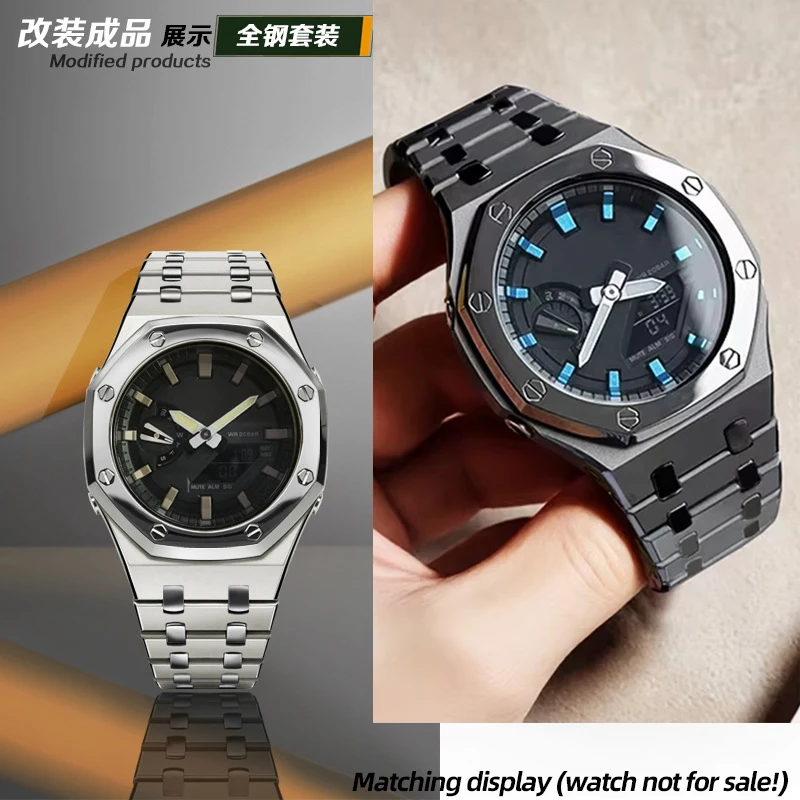 For Casio G-SHOCK Farm Oak GA-2100 GA-2110 GA-B2100 Metal watch bezel watchband GA2100 Mod kit Stainless Steel Case watch Strap
For Casio G-SHOCK Farm Oak GA-2100 GA-2110 GA-B2100 Metal watch bezel watchband GA2100 Mod kit Stainless Steel Case watch Strap