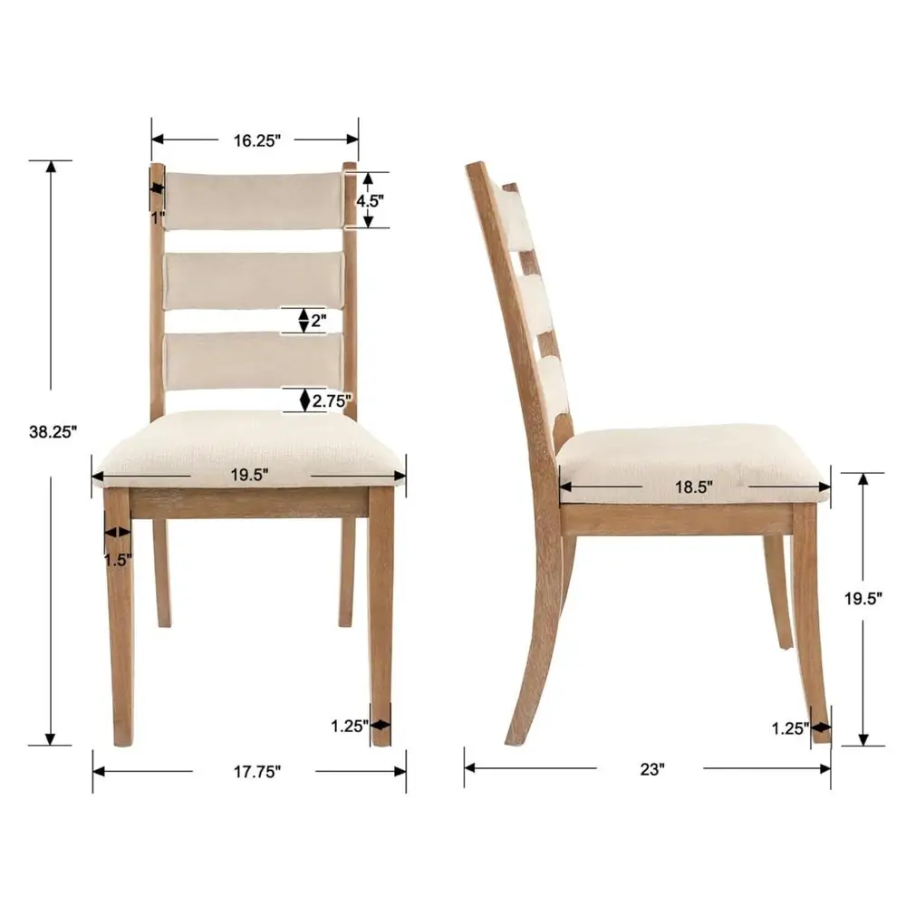 Chairs Set of 4 Farmhouse Kitchen Chairs with holstered Cushion Back and Seat Ladder Back Side Chairs for Dining Room Living
Chairs Set of 4 Farmhouse Kitchen Chairs with holstered Cushion Back and Seat Ladder Back Side Chairs for Dining Room Living