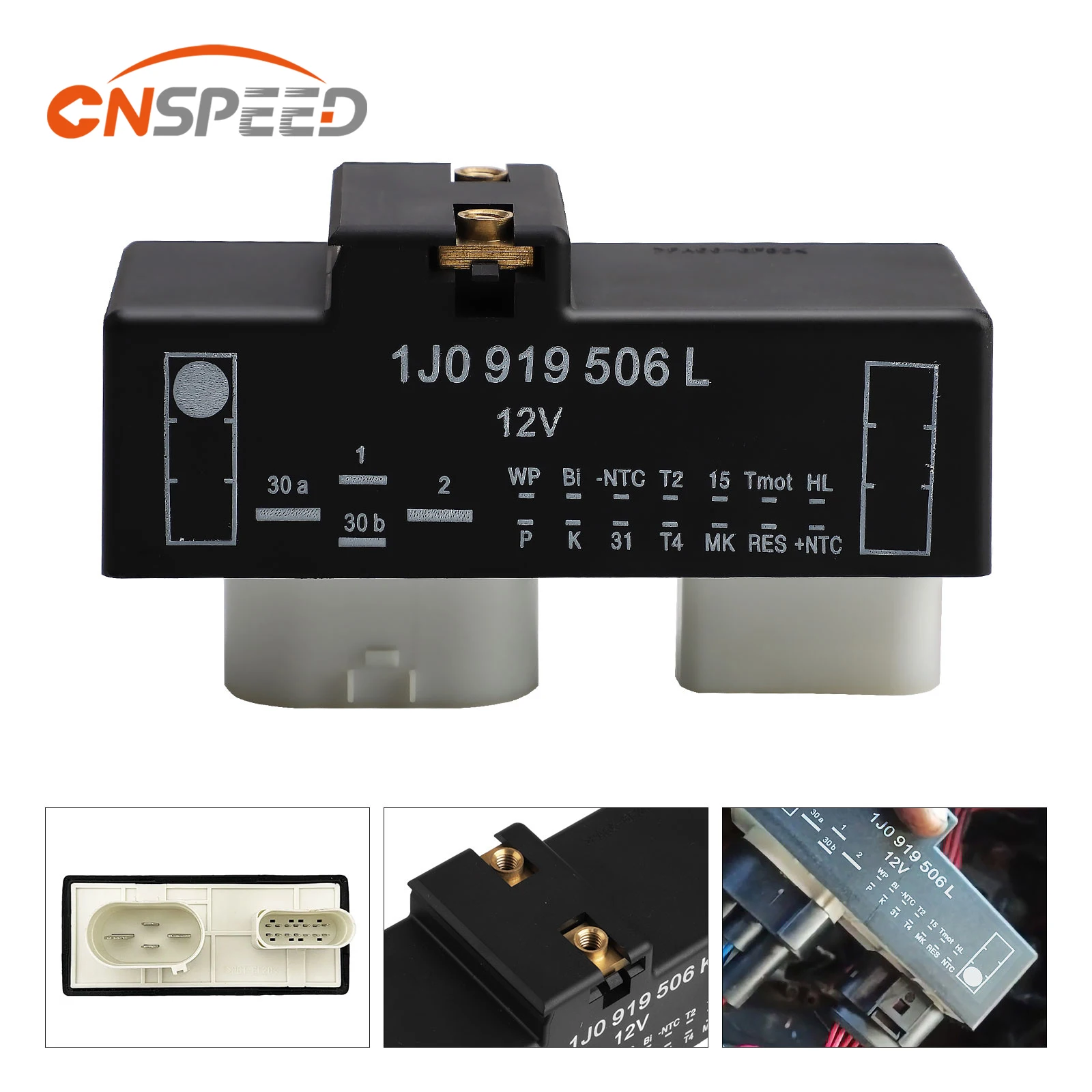 Новый автомобильный кулер управления вентилятором CNSPEED 1J0 919 506L, реле управления радиатором для VW Volkswagen Audi Seat Skoda OEM 1J0919506L
Новый автомобильный кулер управления вентилятором CNSPEED 1J0 919 506L, реле управления радиатором для VW Volkswagen Audi Seat Skoda OEM 1J0919506L