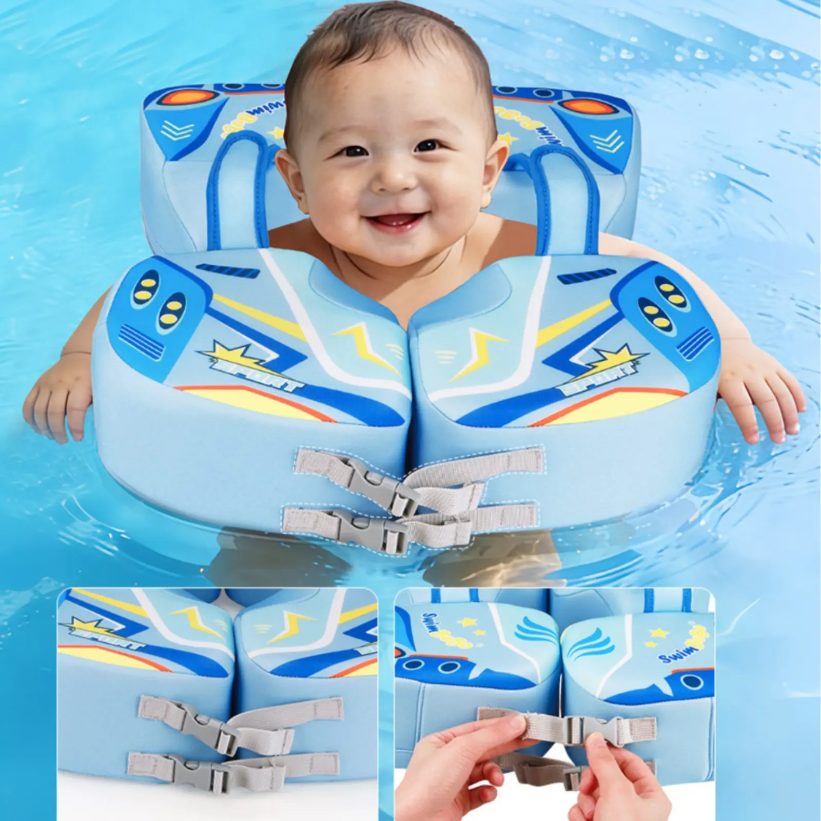 Baby Armpit Swim Buoy No Inflation Needed Anti-Tip Baby Swim Float Toddler Buoy Float Stable Head Support for Infants
Baby Armpit Swim Buoy No Inflation Needed Anti-Tip Baby Swim Float Toddler Buoy Float Stable Head Support for Infants