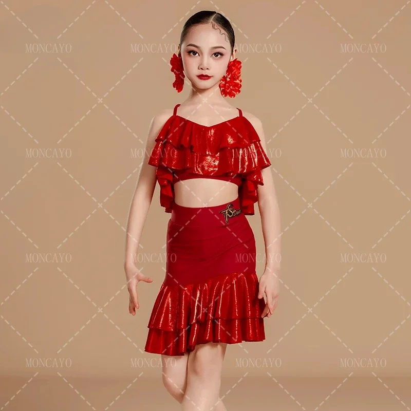Samba Cha Cha Tango Rumba Latin Dance Dress Girls Dance Clothes Kids Competition Ballroom Dance Dresses Latin Practice Dress
Samba Cha Cha Tango Rumba Latin Dance Dress Girls Dance Clothes Kids Competition Ballroom Dance Dresses Latin Practice Dress