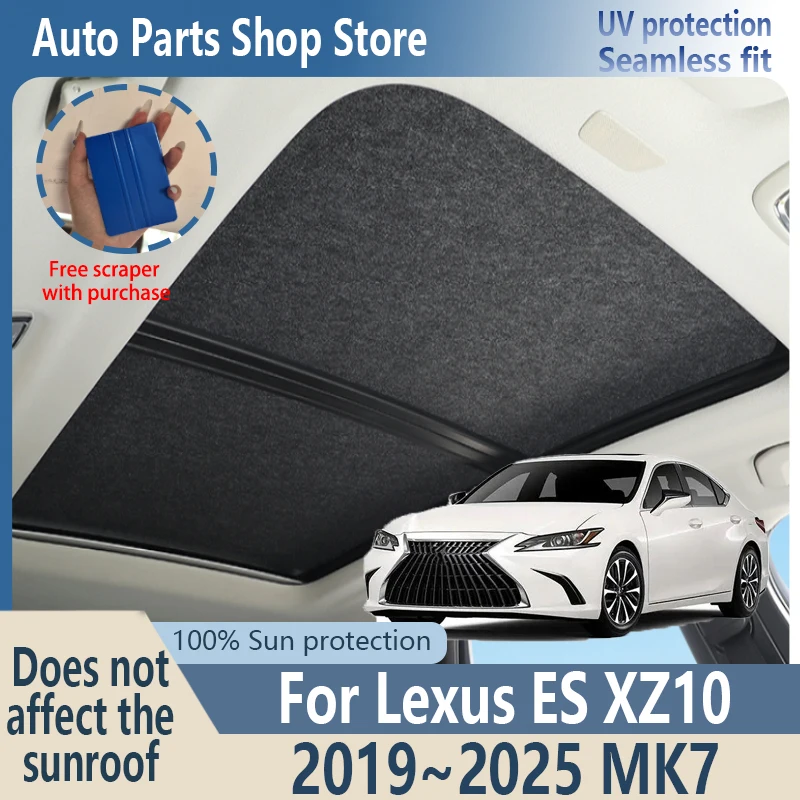 Sun Protection For Lexus ES XZ10 2019~2025 Electrostatic Adsorption Fabric Car Panoramic Sunroof Insulation Roof Visor Anti-UV
Sun Protection For Lexus ES XZ10 2019~2025 Electrostatic Adsorption Fabric Car Panoramic Sunroof Insulation Roof Visor Anti-UV