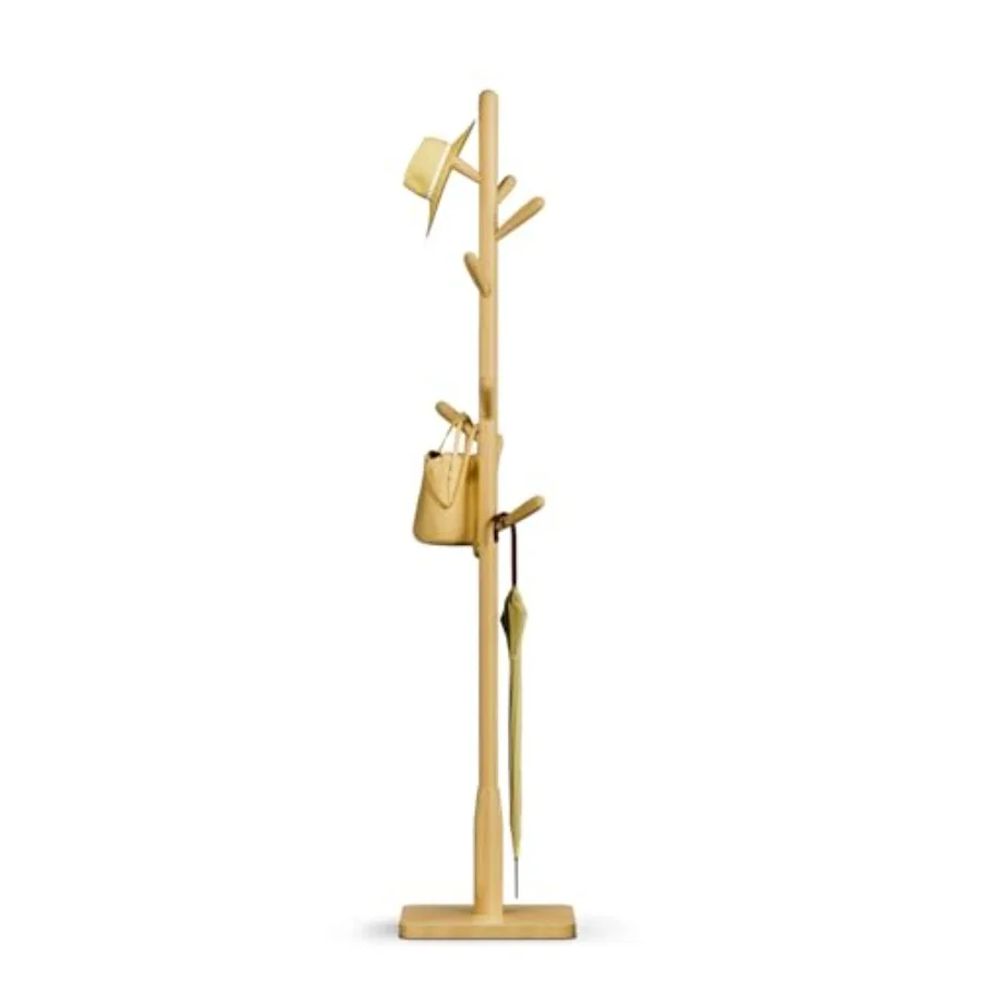 Solid Wood Square Base Coat Rack Free Standing Hall Coat Tree with 8 Hooks +2 spare for Coats Hats Bags Purses for Entryway Hal
Solid Wood Square Base Coat Rack Free Standing Hall Coat Tree with 8 Hooks +2 spare for Coats Hats Bags Purses for Entryway Hal