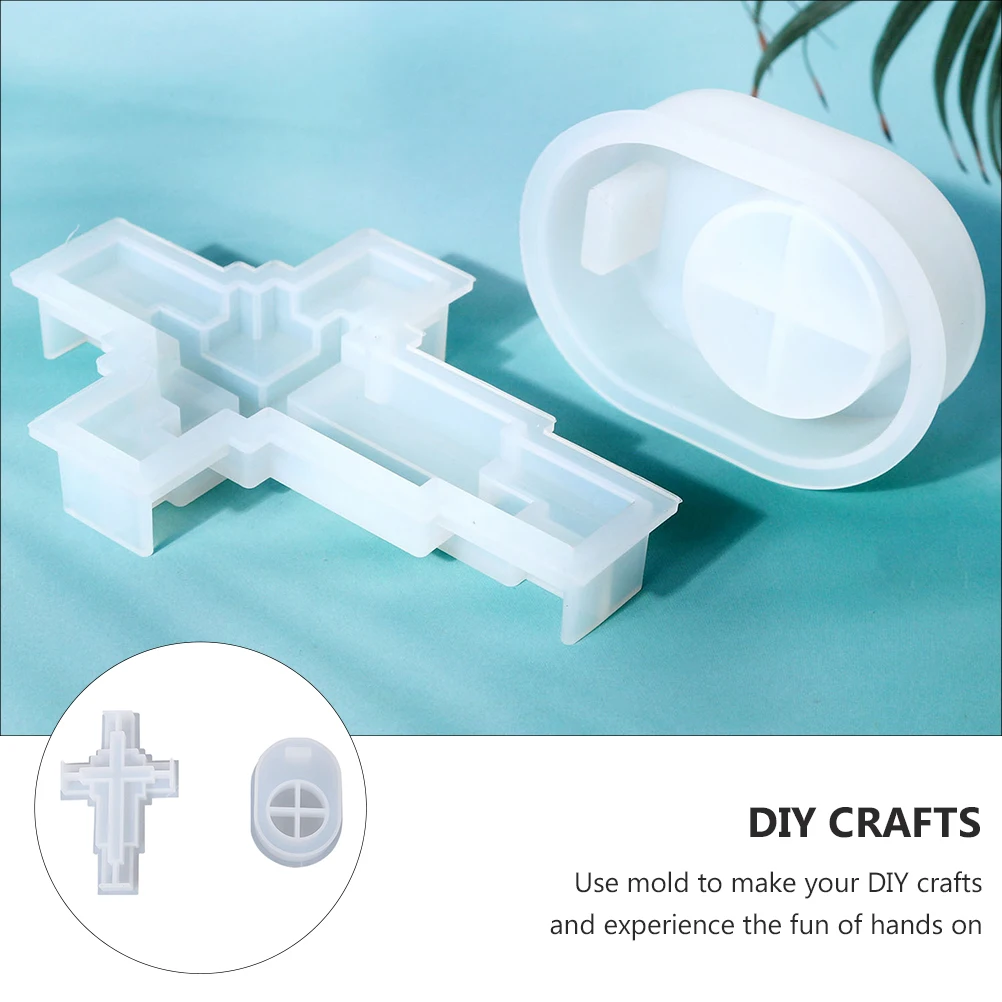 1 set Creative Cross Candlestick Mold Diy Epoxy Casting Kit Non-Stick Silicone Mould For Christmas Decor Desktop Ornament Key
1 set Creative Cross Candlestick Mold Diy Epoxy Casting Kit Non-Stick Silicone Mould For Christmas Decor Desktop Ornament Key