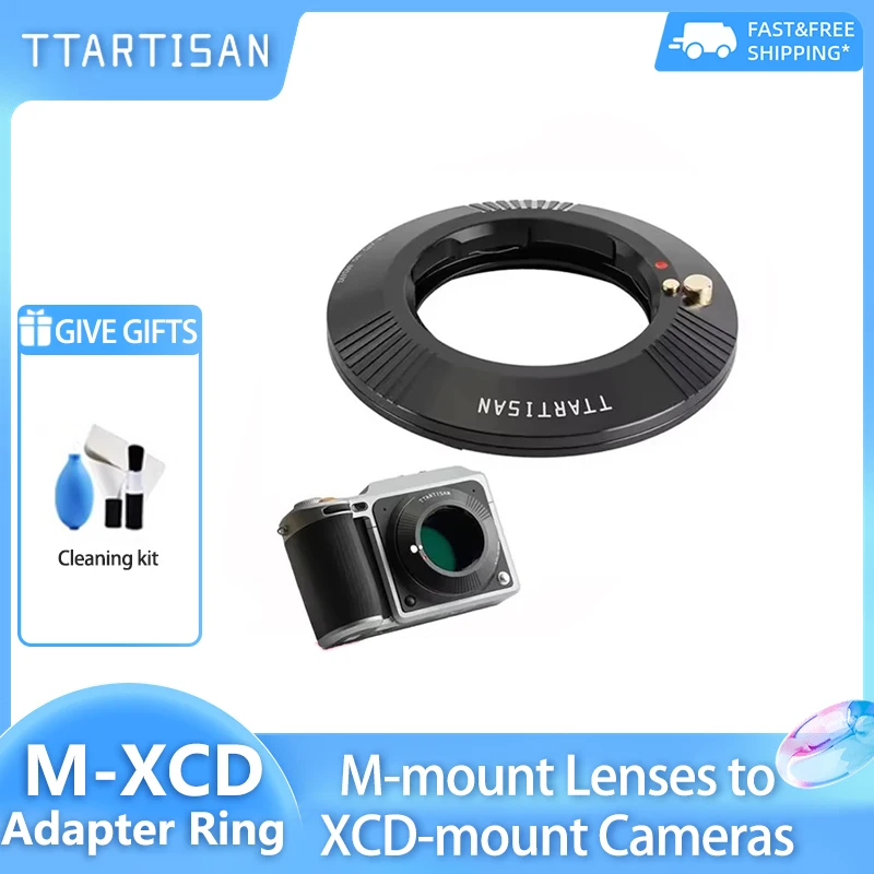 TTArtisan M-XCD Lens Adapter Ring for Leica M Mount Lens to Hasselblad XCD mount Cameras X1DI X1DII X2D Metal Adapter Anti-Wear
TTArtisan M-XCD Lens Adapter Ring for Leica M Mount Lens to Hasselblad XCD mount Cameras X1DI X1DII X2D Metal Adapter Anti-Wear