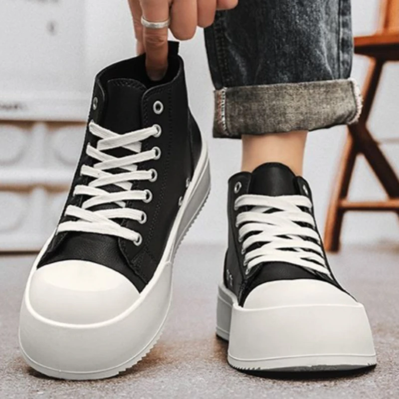 2025 Spring New Men's Shoes Built in Heel Lift High Top Thick Sole Breathable Versatile Design Fashion Sneakers
2025 Spring New Men's Shoes Built in Heel Lift High Top Thick Sole Breathable Versatile Design Fashion Sneakers