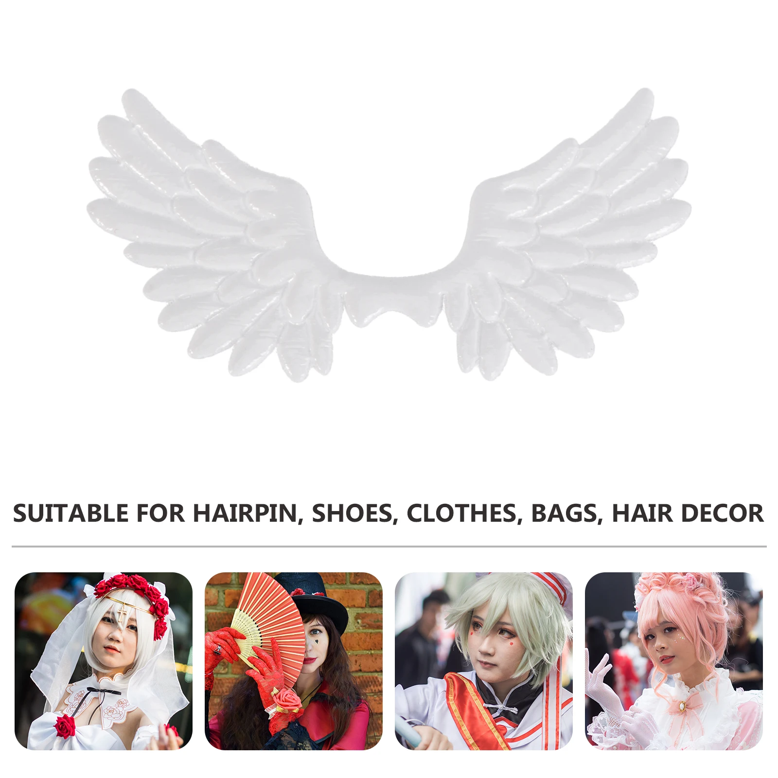 10 Pcs DIY Wings Shoes Accessories Hairband Handicrafts Supply White Creative Gift
10 Pcs DIY Wings Shoes Accessories Hairband Handicrafts Supply White Creative Gift