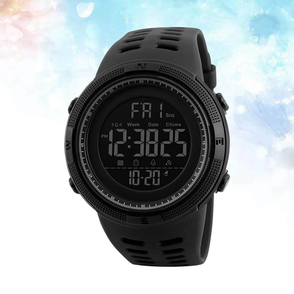 Fashion Men Watch Digital Sports Quartz Waterproof Countdown Timer Night EL Light Stylish Round Dial Premium PC Case Resin Glass
Fashion Men Watch Digital Sports Quartz Waterproof Countdown Timer Night EL Light Stylish Round Dial Premium PC Case Resin Glass