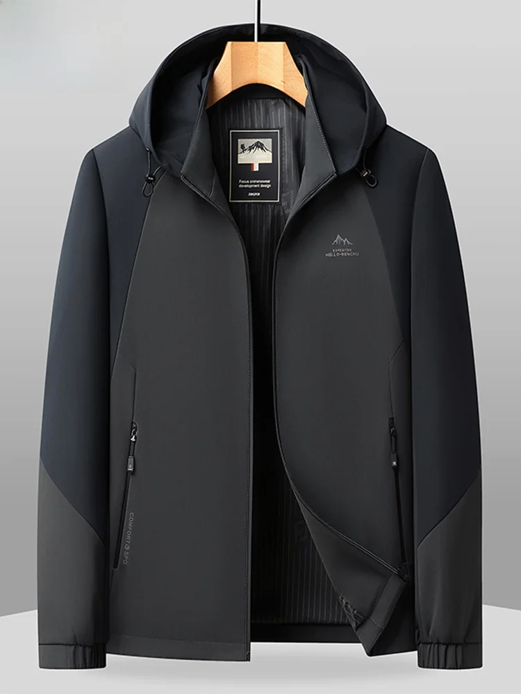 Мужская куртка свободного кроя с капюшоном, повседневная, деловая, весенняя верхняя одежда для мужчин среднего и старшего возраста TUCANO 2026, новинка
Мужская куртка свободного кроя с капюшоном, повседневная, деловая, весенняя верхняя одежда для мужчин среднего и старшего возраста TUCANO 2026, новинка