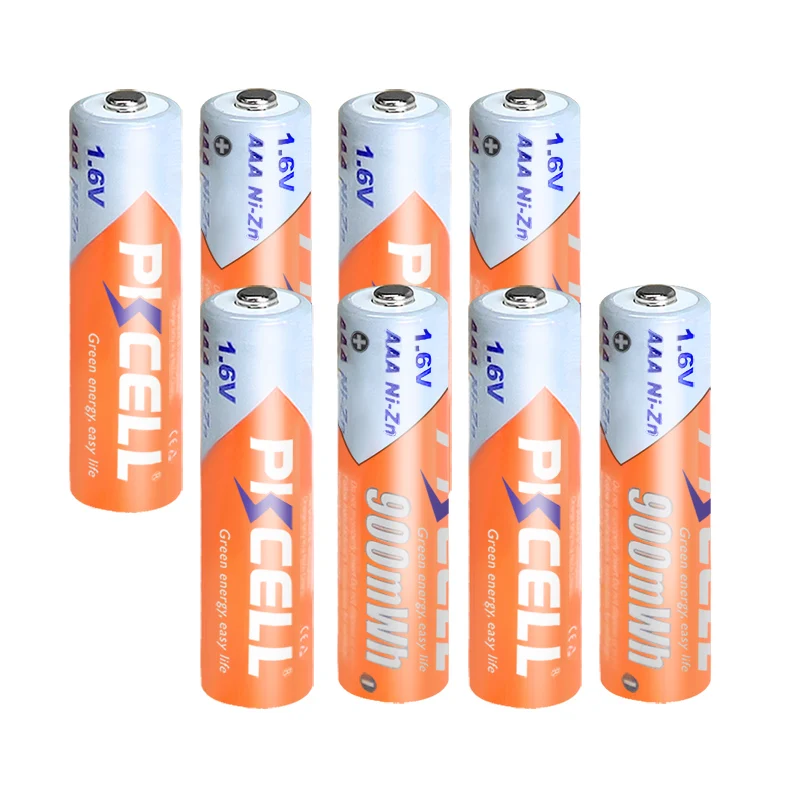 8pcs PKCELL1.6v AAA 900mwh NI-ZN rechargeable battery 3A Batteries aaa nizn batteria for Toys Camera Headlamp
8pcs PKCELL1.6v AAA 900mwh NI-ZN rechargeable battery 3A Batteries aaa nizn batteria for Toys Camera Headlamp