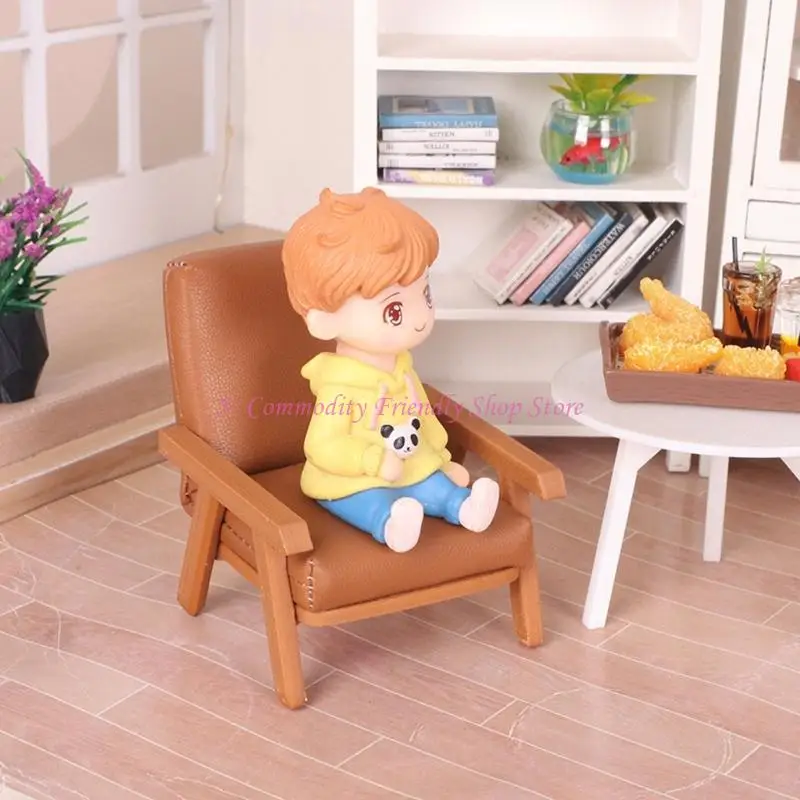 85AE Realistic Sofa Chair Model Figure Doll's Furniture 1/12 Doll House Decoration
85AE Realistic Sofa Chair Model Figure Doll's Furniture 1/12 Doll House Decoration