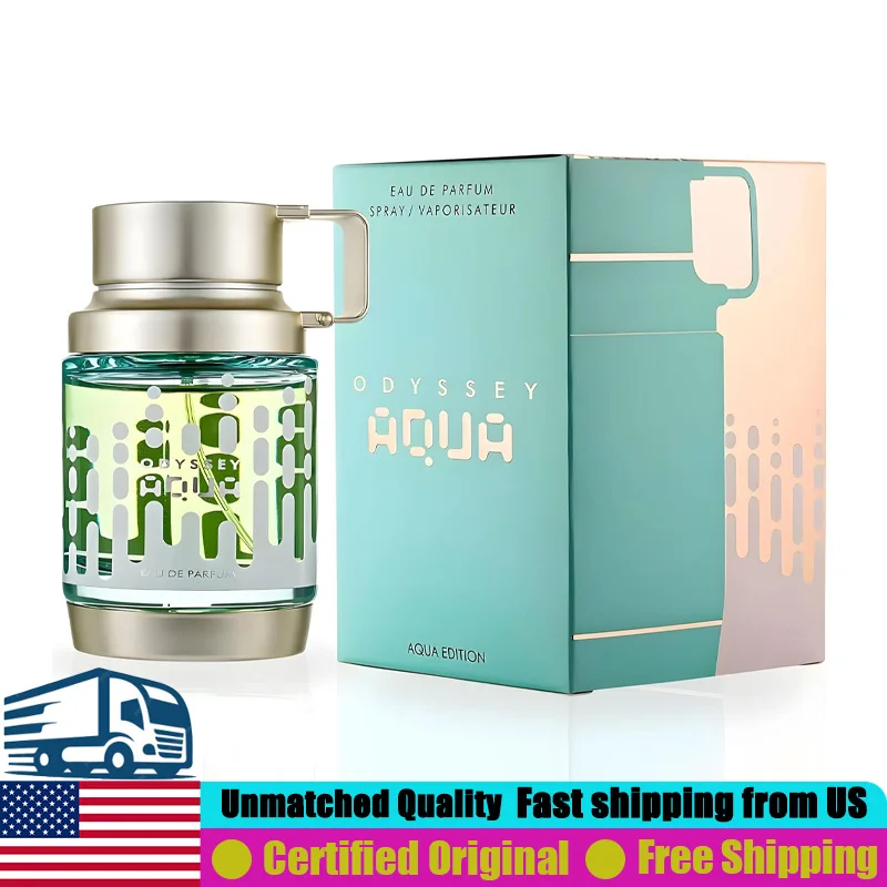 Armaf Odyssey Aqua Edition Eau de Parfum 3.4 Ounce Premium Arabian Perfumes 100ML Lasting Woody Spicy Pheromones Cologne for Men
Armaf Odyssey Aqua Edition Eau de Parfum 3.4 Ounce Premium Arabian Perfumes 100ML Lasting Woody Spicy Pheromones Cologne for Men