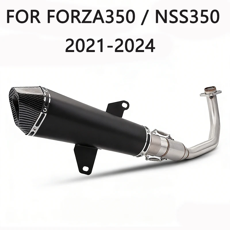 slip on Motorcycle Exhaust System Muffler With Front Middle Link Pipe For Forza350 FORZA NSS 350 2021-2024
slip on Motorcycle Exhaust System Muffler With Front Middle Link Pipe For Forza350 FORZA NSS 350 2021-2024