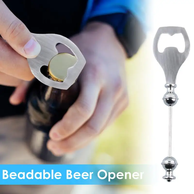 Beadable Beer Opener Decorative Beaded Bottle Opener DIY Beaded Tool Stainless Steel Opener For Bartenders For Wedding Baby
Beadable Beer Opener Decorative Beaded Bottle Opener DIY Beaded Tool Stainless Steel Opener For Bartenders For Wedding Baby