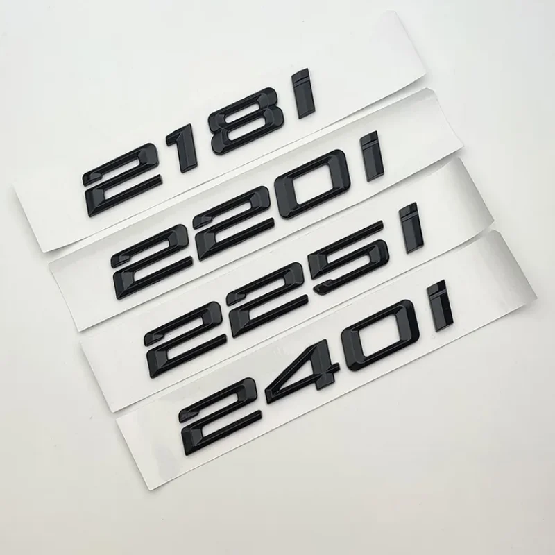 3d ABS Black Car Letters 216i 218i 220i 225i 228i 230i 235i 240i Logo Emblem Badge Sticker For BMW F45 F22 F23 G42 Accessories
3d ABS Black Car Letters 216i 218i 220i 225i 228i 230i 235i 240i Logo Emblem Badge Sticker For BMW F45 F22 F23 G42 Accessories