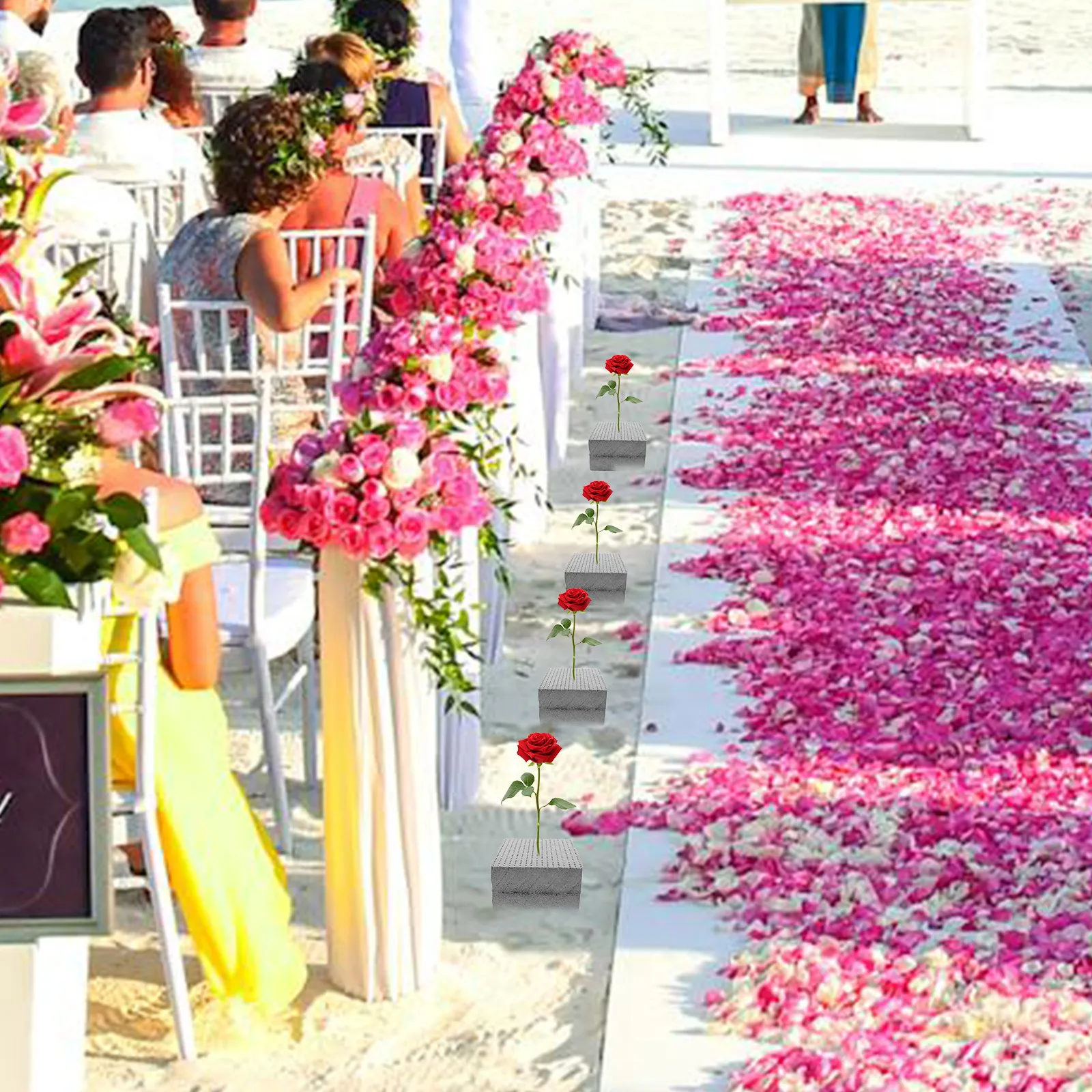 Floral Foam Blocks High Density Double Layer Flower Floral Foam Block Arrangement Supplies Stable Base Wedding Decor
Floral Foam Blocks High Density Double Layer Flower Floral Foam Block Arrangement Supplies Stable Base Wedding Decor