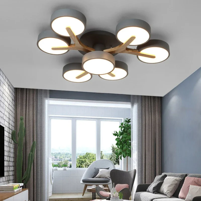 Nordic Modern Macaron Ceiling Lamp Chandelier Bedroom Minimalist Children Wood Decoration Living Room Kitchen Led Light Lighting
Nordic Modern Macaron Ceiling Lamp Chandelier Bedroom Minimalist Children Wood Decoration Living Room Kitchen Led Light Lighting