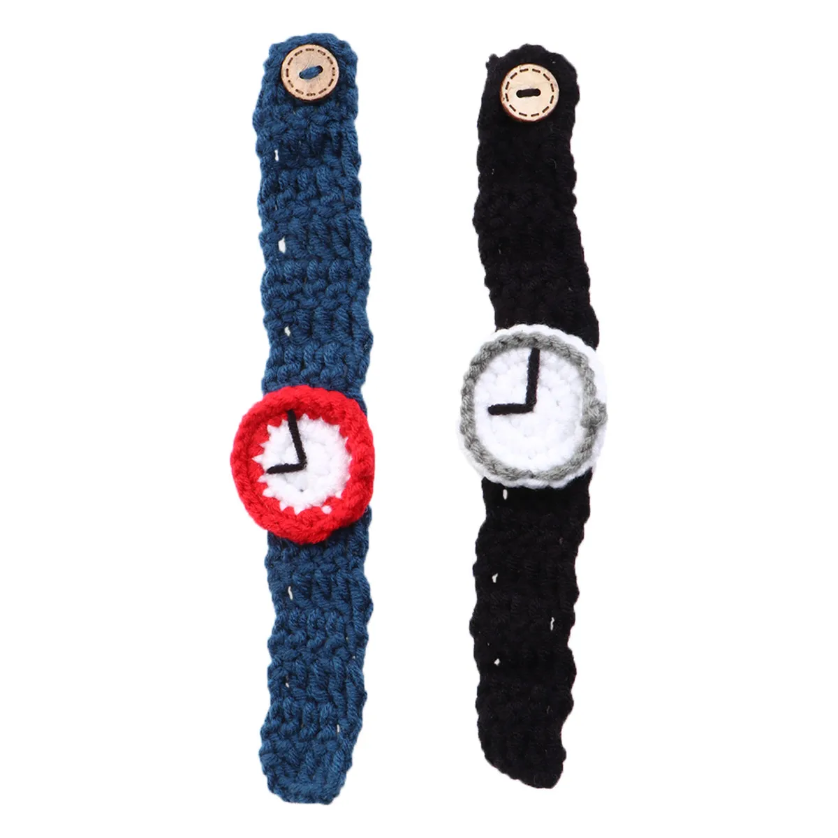 2Pcs Couple Wristbands Knitting Pattern Funny Simulation Watches Soft Comfortable Cartoon Wristwatches for Festival Party
2Pcs Couple Wristbands Knitting Pattern Funny Simulation Watches Soft Comfortable Cartoon Wristwatches for Festival Party
