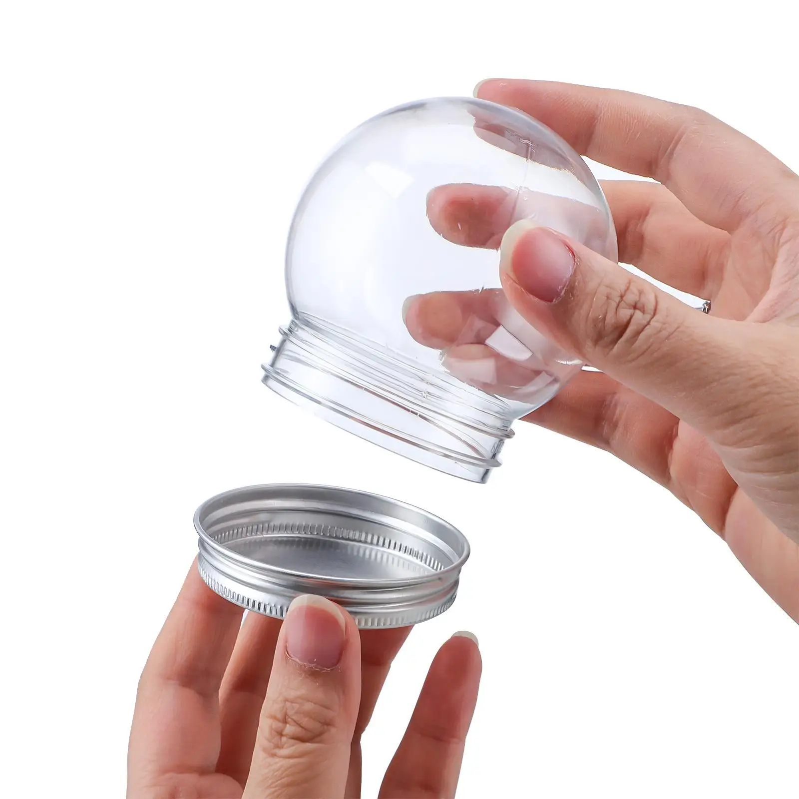 10 Pcs Plastic Water Ball Candy Bottle Snow Globe DIY Kit Supplies Christmas Globes Kits for Kids Aluminum
10 Pcs Plastic Water Ball Candy Bottle Snow Globe DIY Kit Supplies Christmas Globes Kits for Kids Aluminum