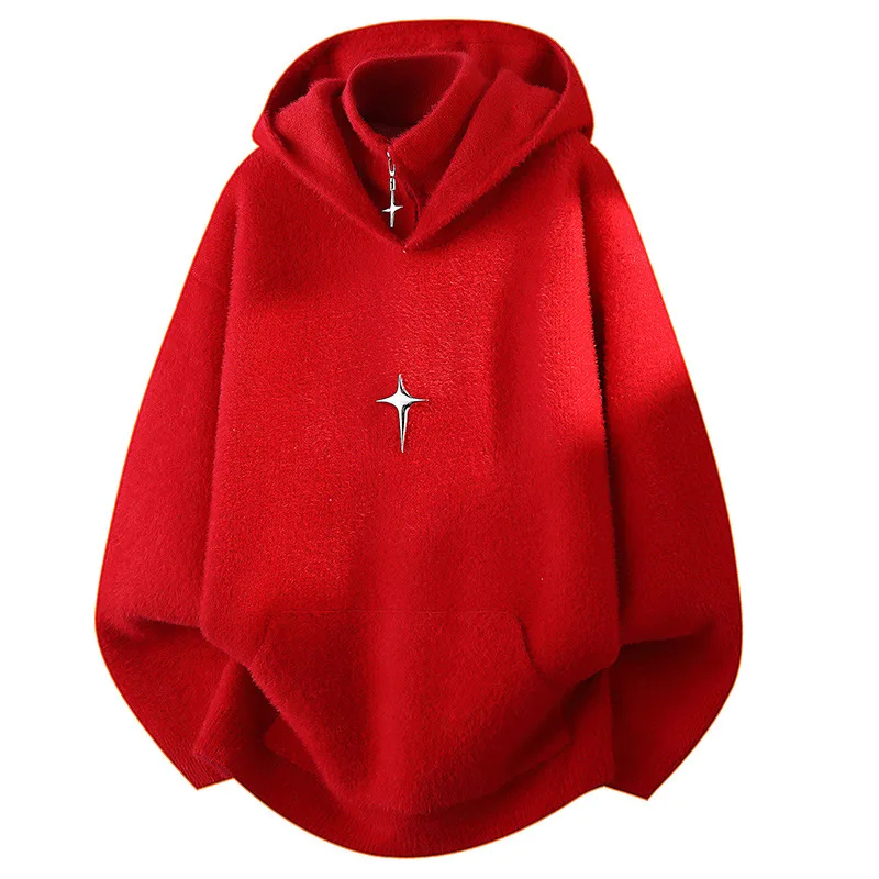 Autumn Winter New Hooded Fake Two-Piece Men's Thick Knitted Sweater Base Shirt Casual
Autumn Winter New Hooded Fake Two-Piece Men's Thick Knitted Sweater Base Shirt Casual