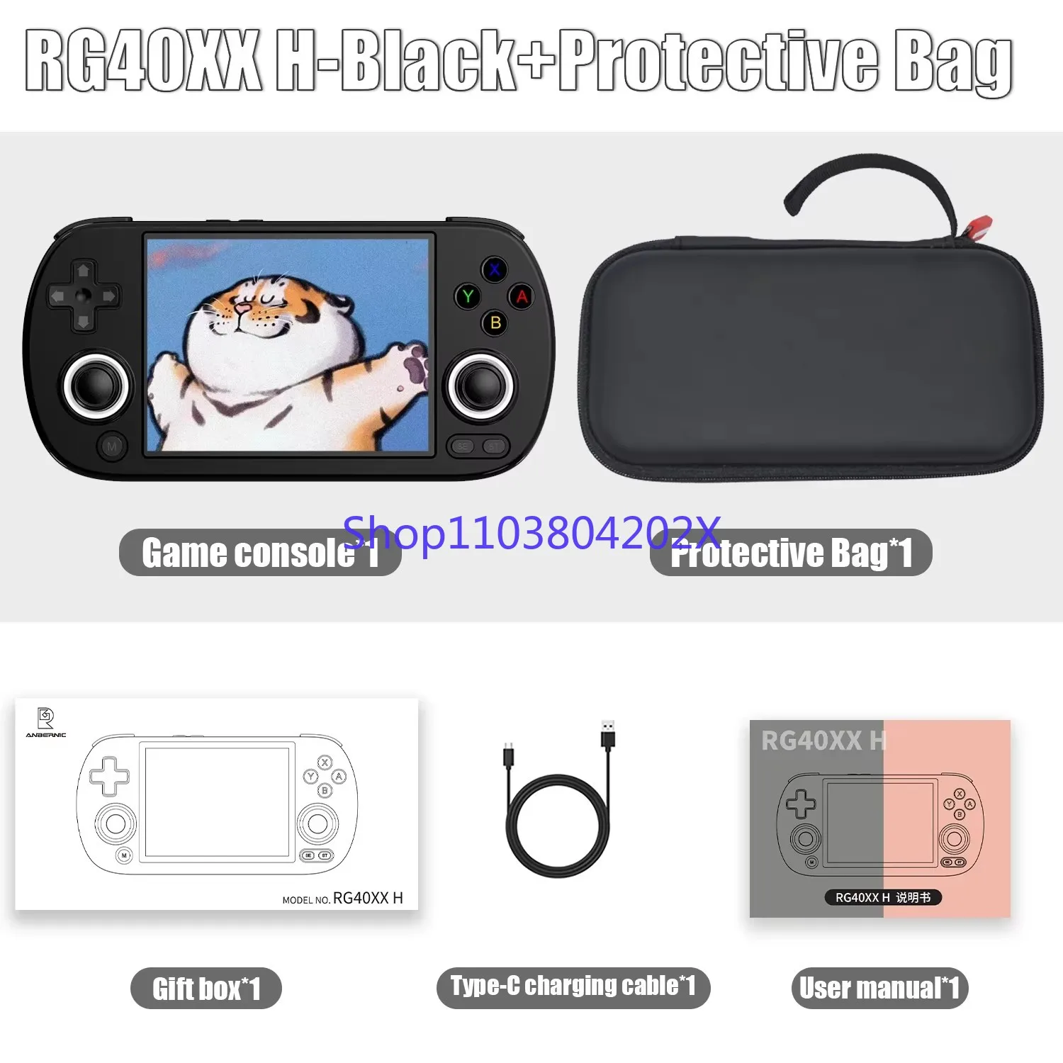 RG40XX H 4inch IPS Screen Handheld Game Console Joystick RGB Lighting Linux system 5GWiFi Supports PSPGame Holiday gift
RG40XX H 4inch IPS Screen Handheld Game Console Joystick RGB Lighting Linux system 5GWiFi Supports PSPGame Holiday gift