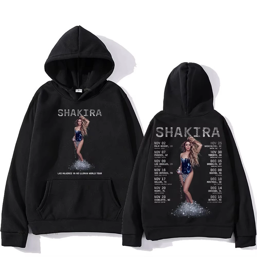 Shakira Tour 2025 Толстовка Harajuku Мужская повседневная толстовка с длинными рукавами в стиле хип-хоп Ретро Удобная модная толстовка 
Shakira Tour 2025 Толстовка Harajuku Мужская повседневная толстовка с длинными рукавами в стиле хип-хоп Ретро Удобная модная толстовка