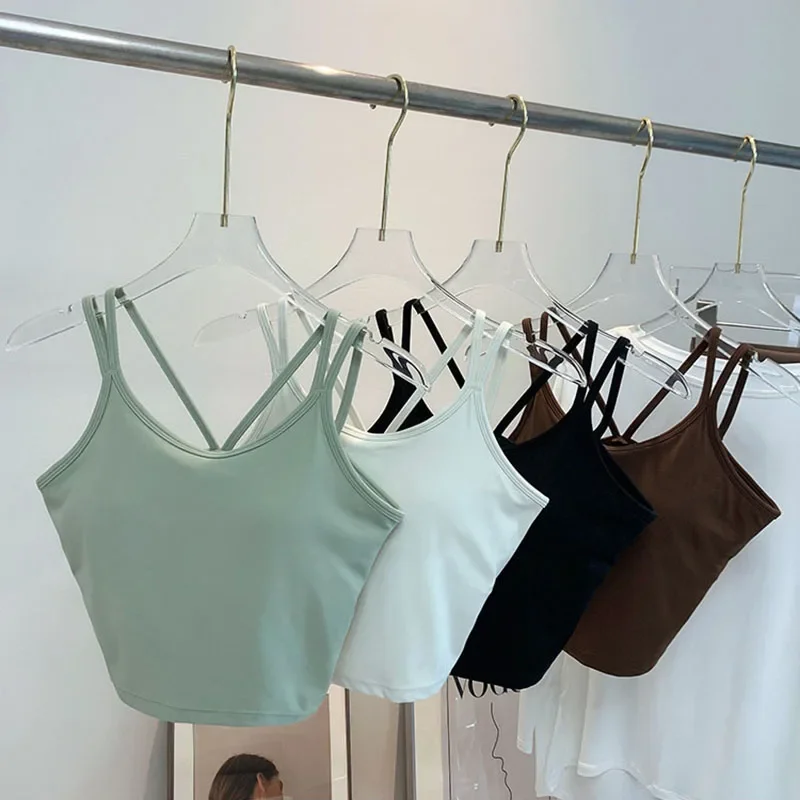 Yoga Tank Top Sports Underwear Halter Neck Yoga Vest Women Fitness Clothes Gym Tight Push Up Sport Bra
Yoga Tank Top Sports Underwear Halter Neck Yoga Vest Women Fitness Clothes Gym Tight Push Up Sport Bra