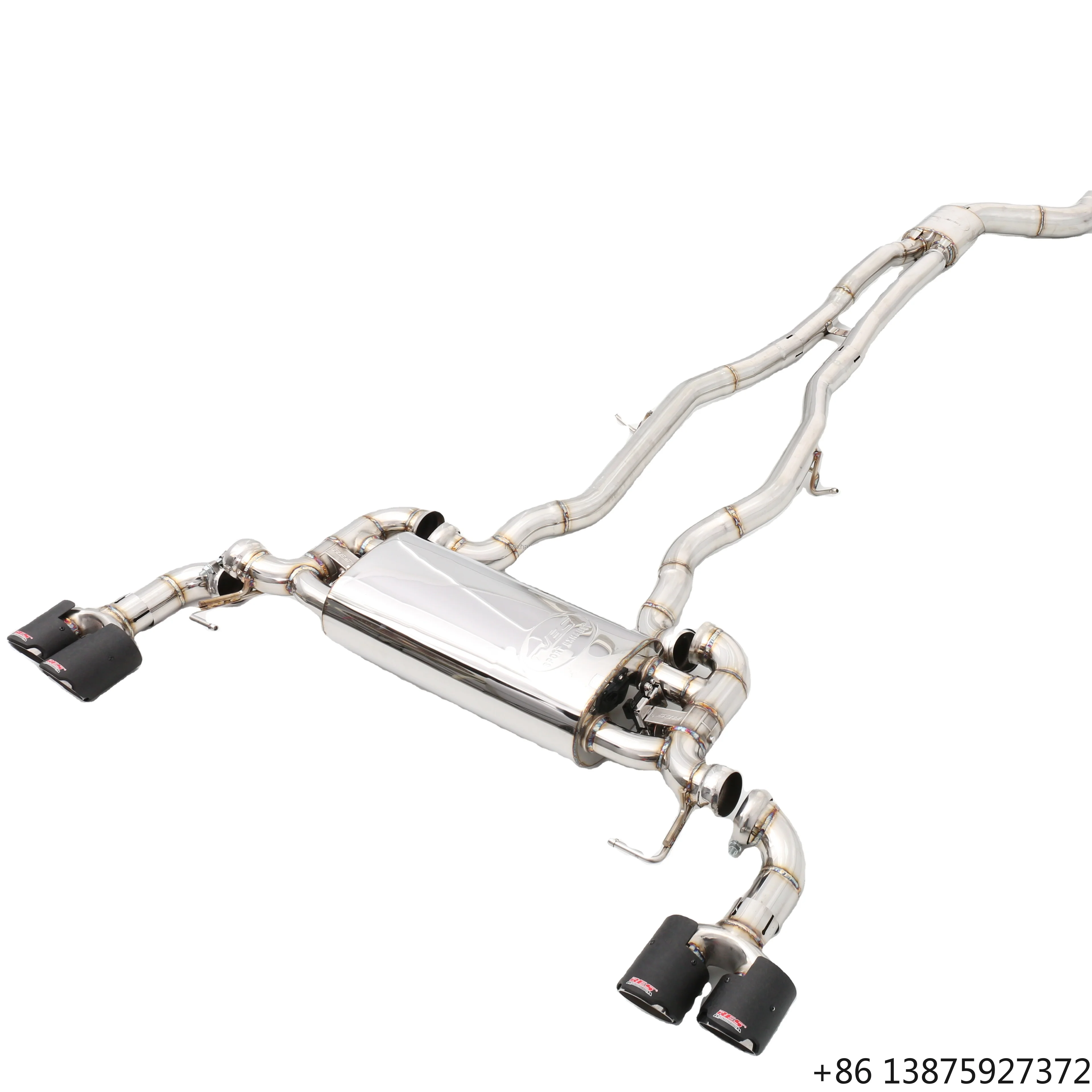 Factory Customization 304 Stainless Steel/Titanium Valved Exhaust System for X3 M40i G01/X4 M40i G02 3.0T B58 Exhaust Pipes
Factory Customization 304 Stainless Steel/Titanium Valved Exhaust System for X3 M40i G01/X4 M40i G02 3.0T B58 Exhaust Pipes