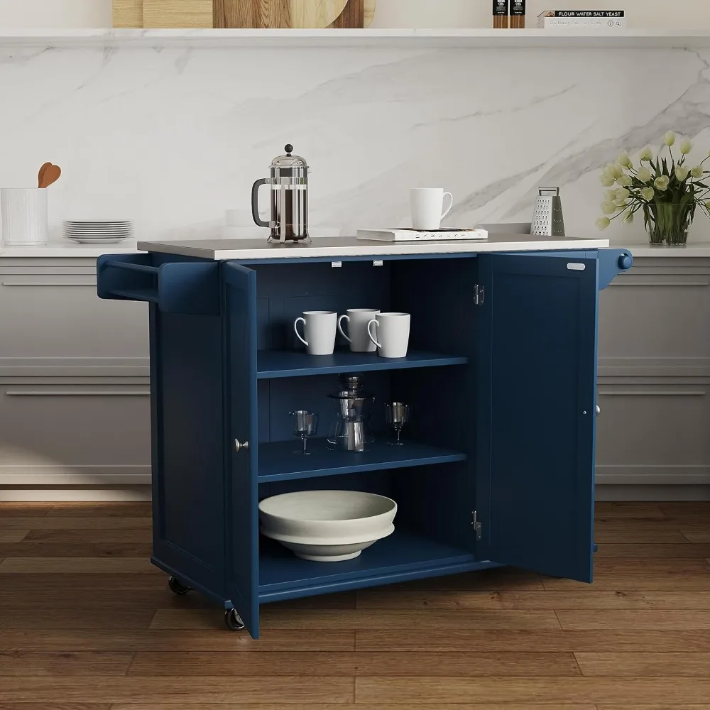 Mobile Kitchen Island Cart With Stainless Steel Top Sage Green Storage Cabinet Furniture Home
Mobile Kitchen Island Cart With Stainless Steel Top Sage Green Storage Cabinet Furniture Home