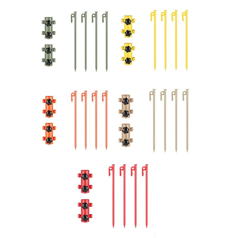6 шт., стойка для тента, фиксированная трубка, ветрозащитная регулируемая опора для палатки с наземными гвоздями
6 шт., стойка для тента, фиксированная трубка, ветрозащитная регулируемая опора для палатки с наземными гвоздями