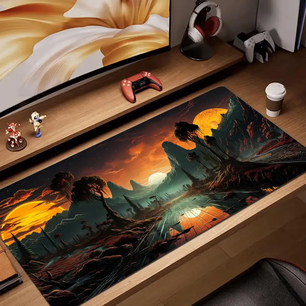 Fantasy alien world Mouse Pad rubber anti-slip Desk Mat gamer pc accessories Gaming mat keypad expansion mousepad office pad
Fantasy alien world Mouse Pad rubber anti-slip Desk Mat gamer pc accessories Gaming mat keypad expansion mousepad office pad